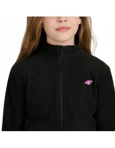 Fleece for girls 4F F346 deep black...