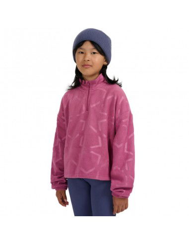 Fleece for girls 4F F342 dark pink...