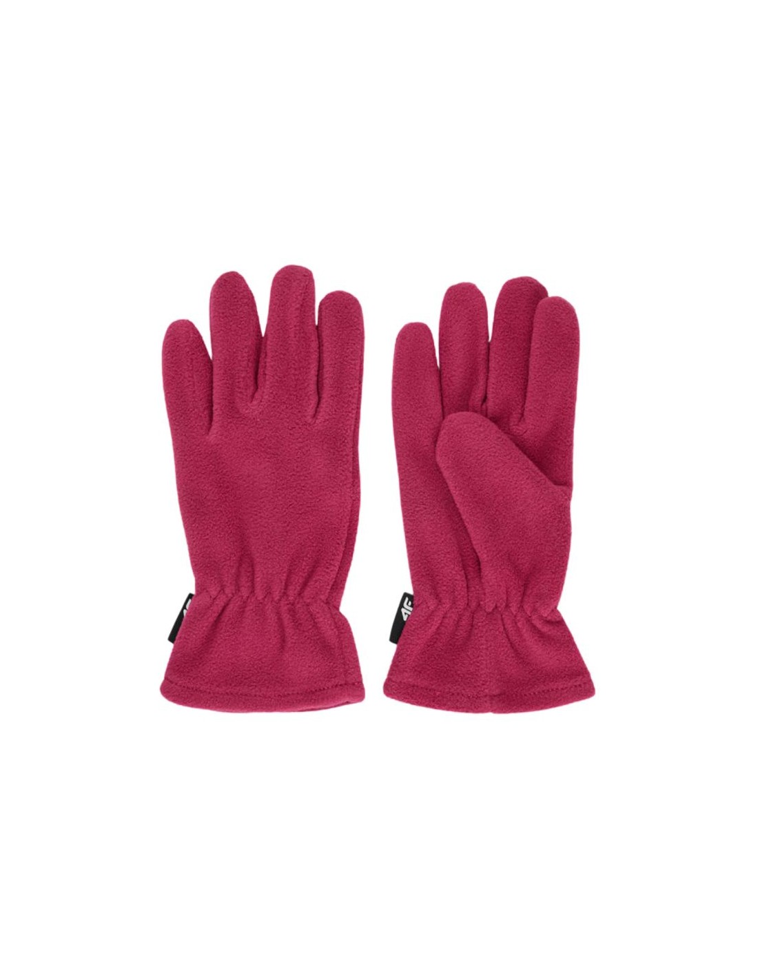 Children's gloves 4F CAS U156 pink 4FJWAW25AGLOU156 54S