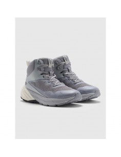 High speed hiker trekking...