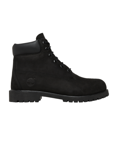 Timberland 6" Premium Boot Black Nubuck GS TB012907001 MBS