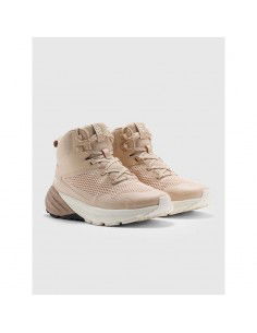 High speed hiker trekking...