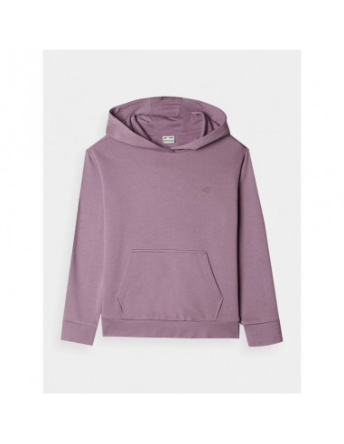 Girls' sweatshirt with hood open 4F...