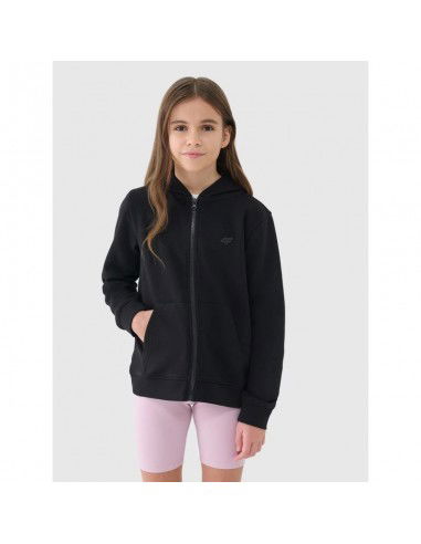 Girls' sweatshirt with a zipper and...
