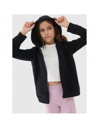 Girls' sweatshirt with a zipper and...