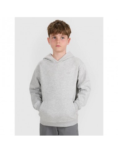 Boy's sweatshirt with hood open 4F 4FJWMM00TSWSM186025M