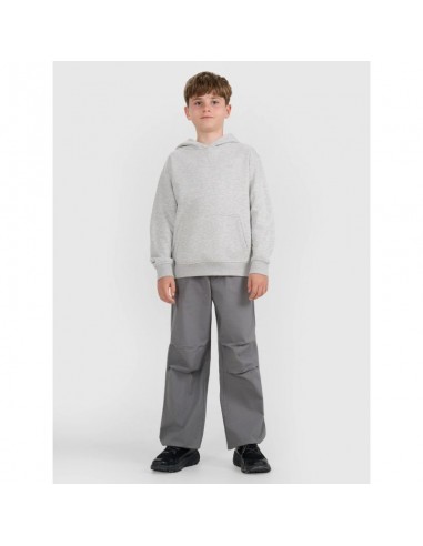 Boy's sweatshirt with hood open 4F 4FJWMM00TSWSM186025M