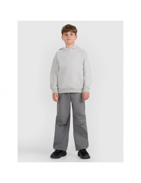 Boy's sweatshirt with hood open 4F 4FJWMM00TSWSM186025M