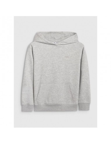 Boy's sweatshirt with hood open 4F 4FJWMM00TSWSM186025M