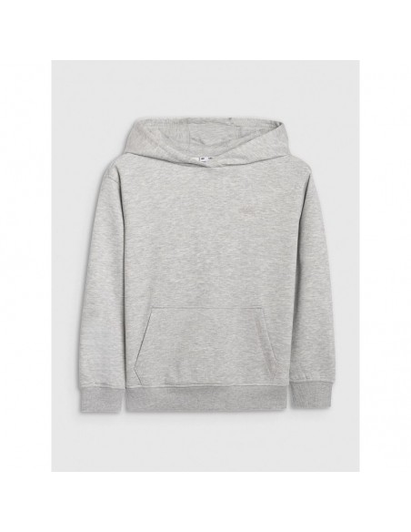 Boy's sweatshirt with hood open 4F 4FJWMM00TSWSM186025M
