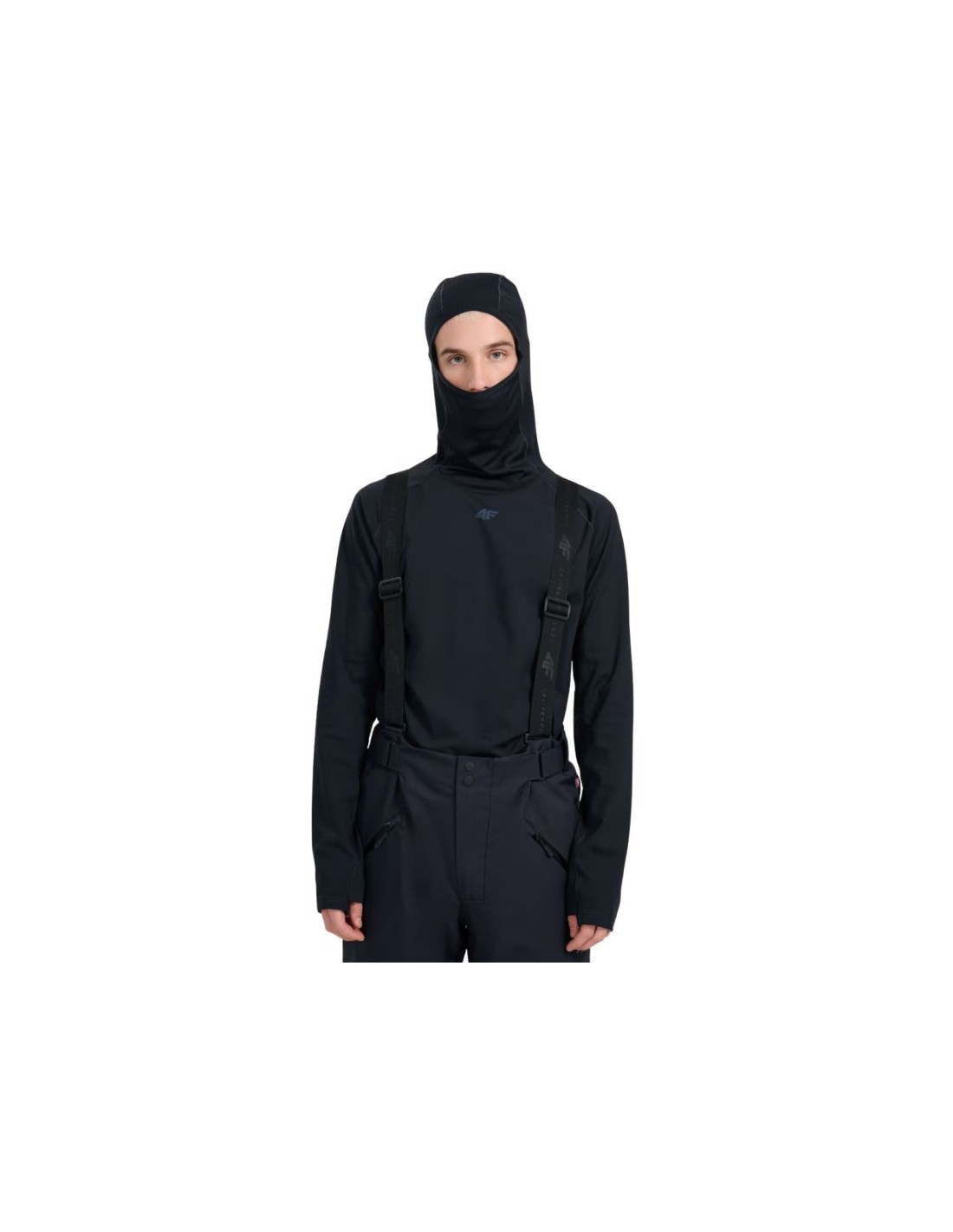 Men's thermal sweatshirt 4F M100 deep black 4FWAW25UBRUM100 20S