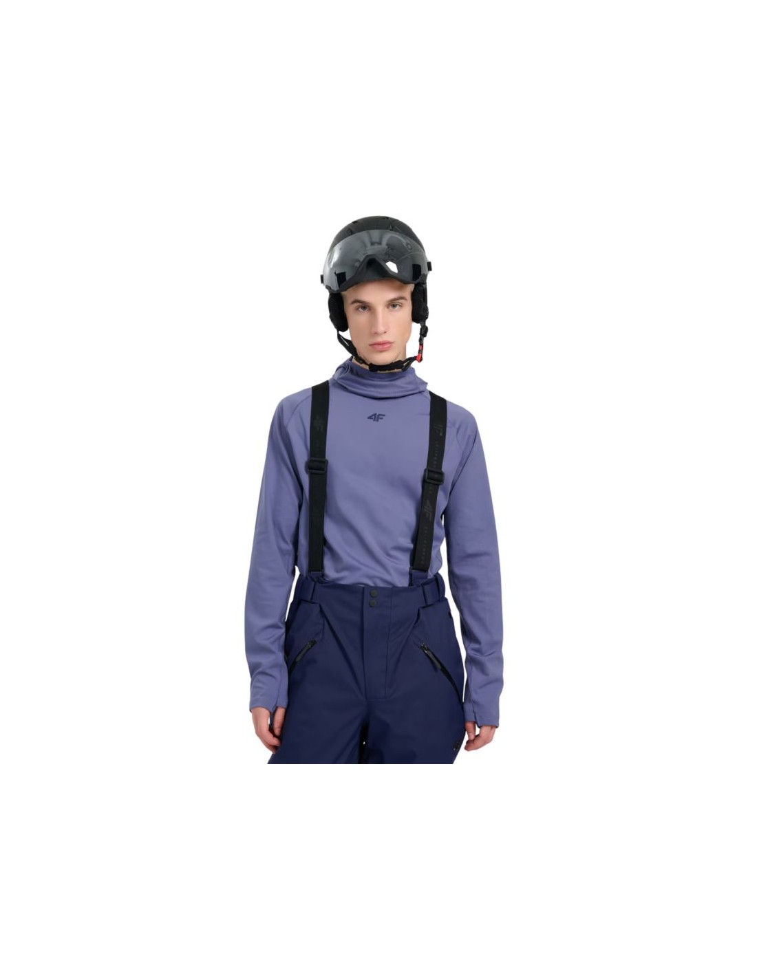 Men's thermal sweatshirt 4F M100 denim 4FWAW25UBRUM100 32S