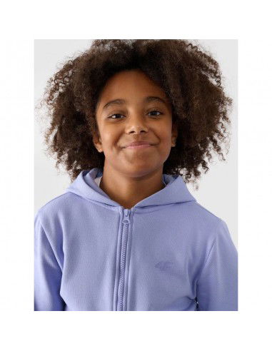 Girls' sweatshirt with a hood 4F...