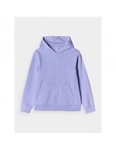 Girls' sweatshirt with a hood 4F...