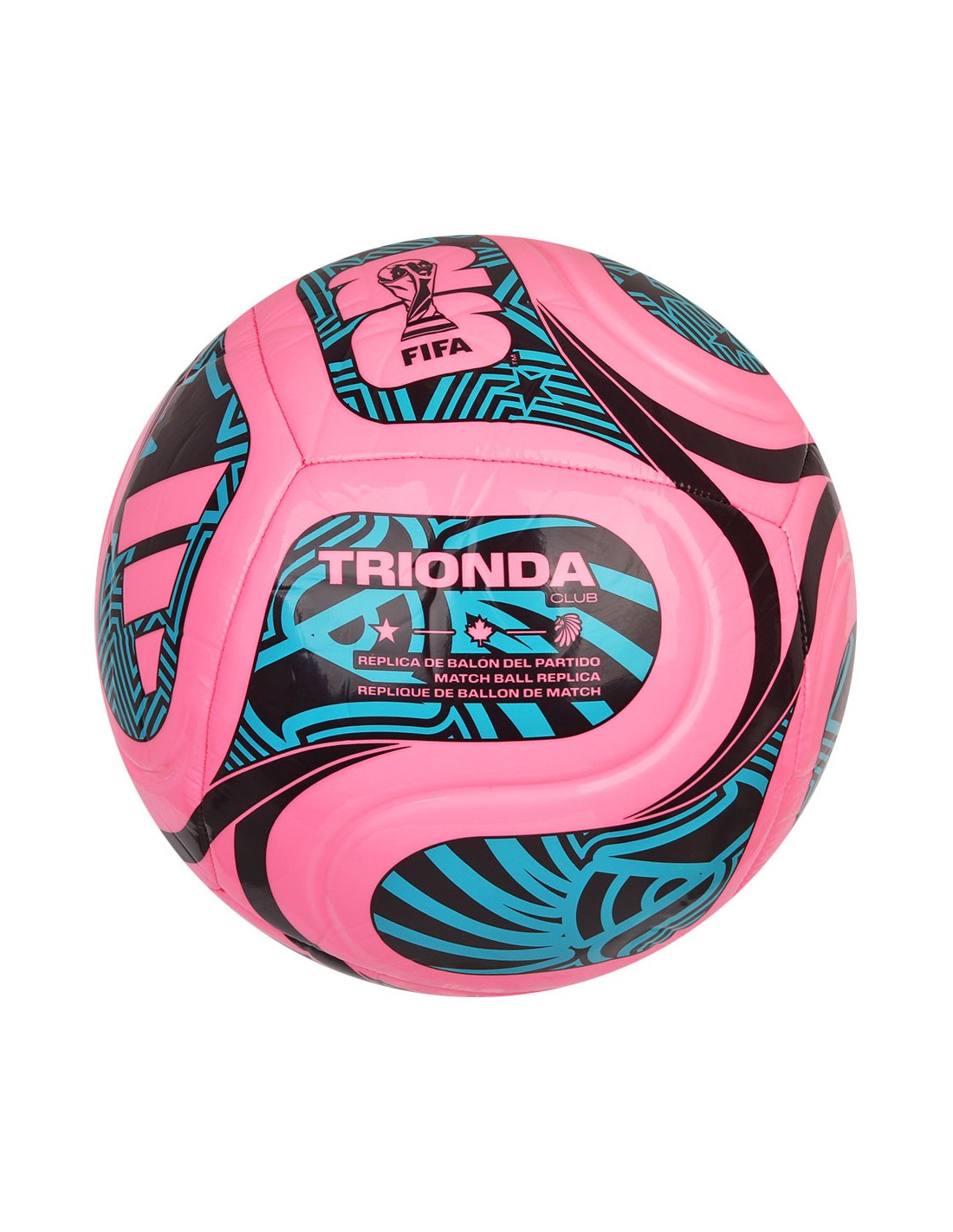 adidas World Cup 26 Trionda Club pink JD8029 football