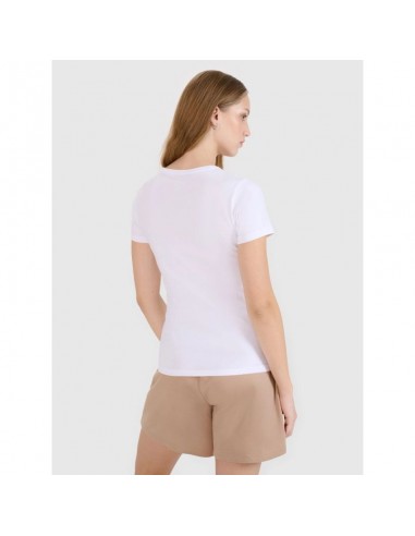 Women's slim plain T-shirt (2-pack) - White