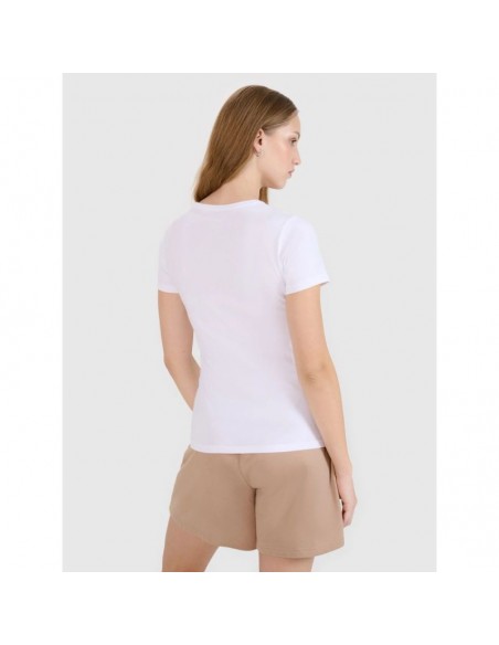 Women's slim plain T-shirt (2-pack) - White