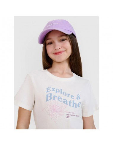 Girls' regular printed Tshirt 4F...