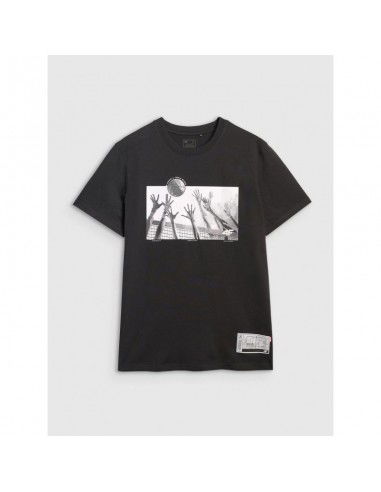 Men's regular tshirt with volleyball...