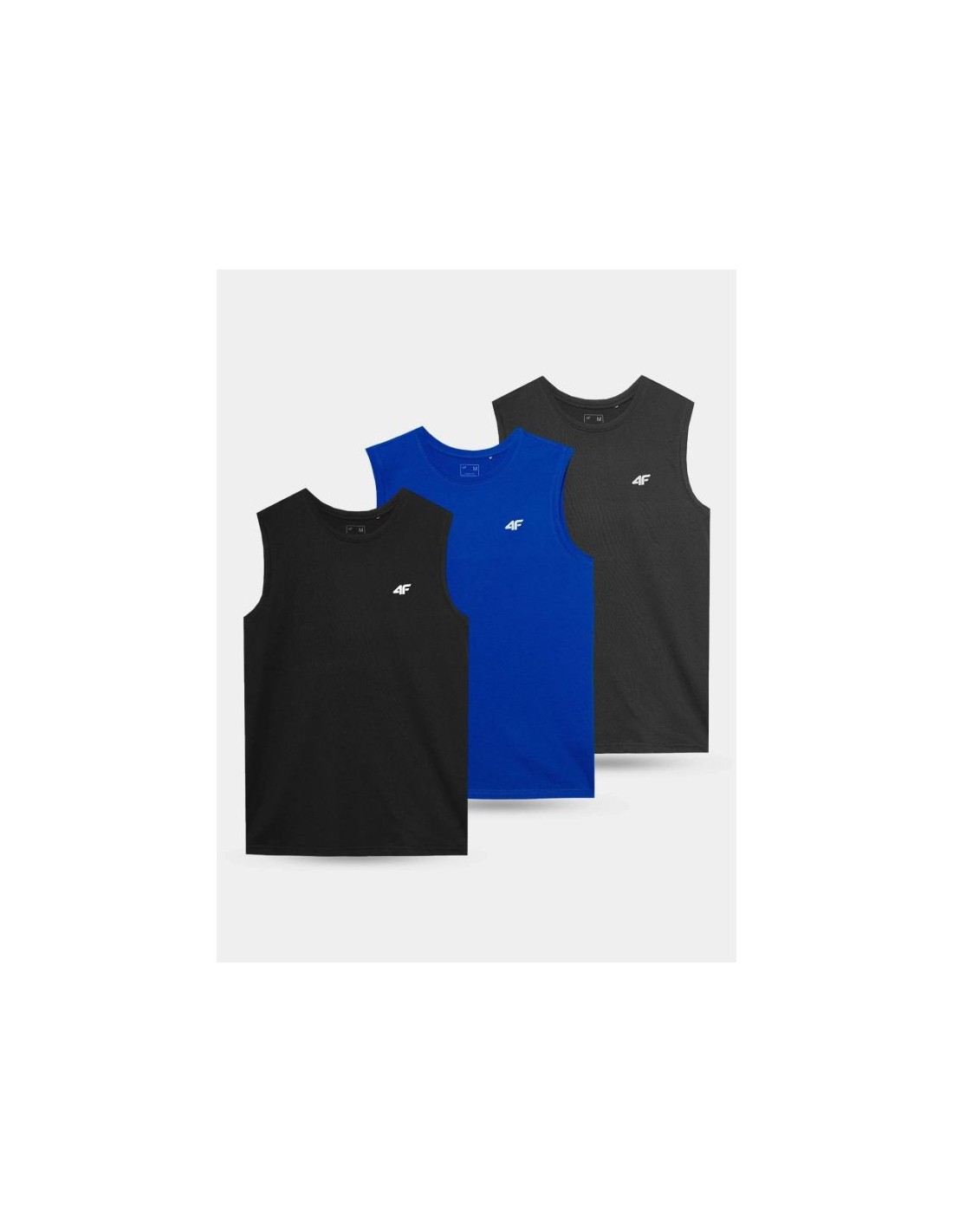 4f Men's sleeveless shirt SET OF 3 TSHIRT 4F 4FWSS25TSLEM28890S