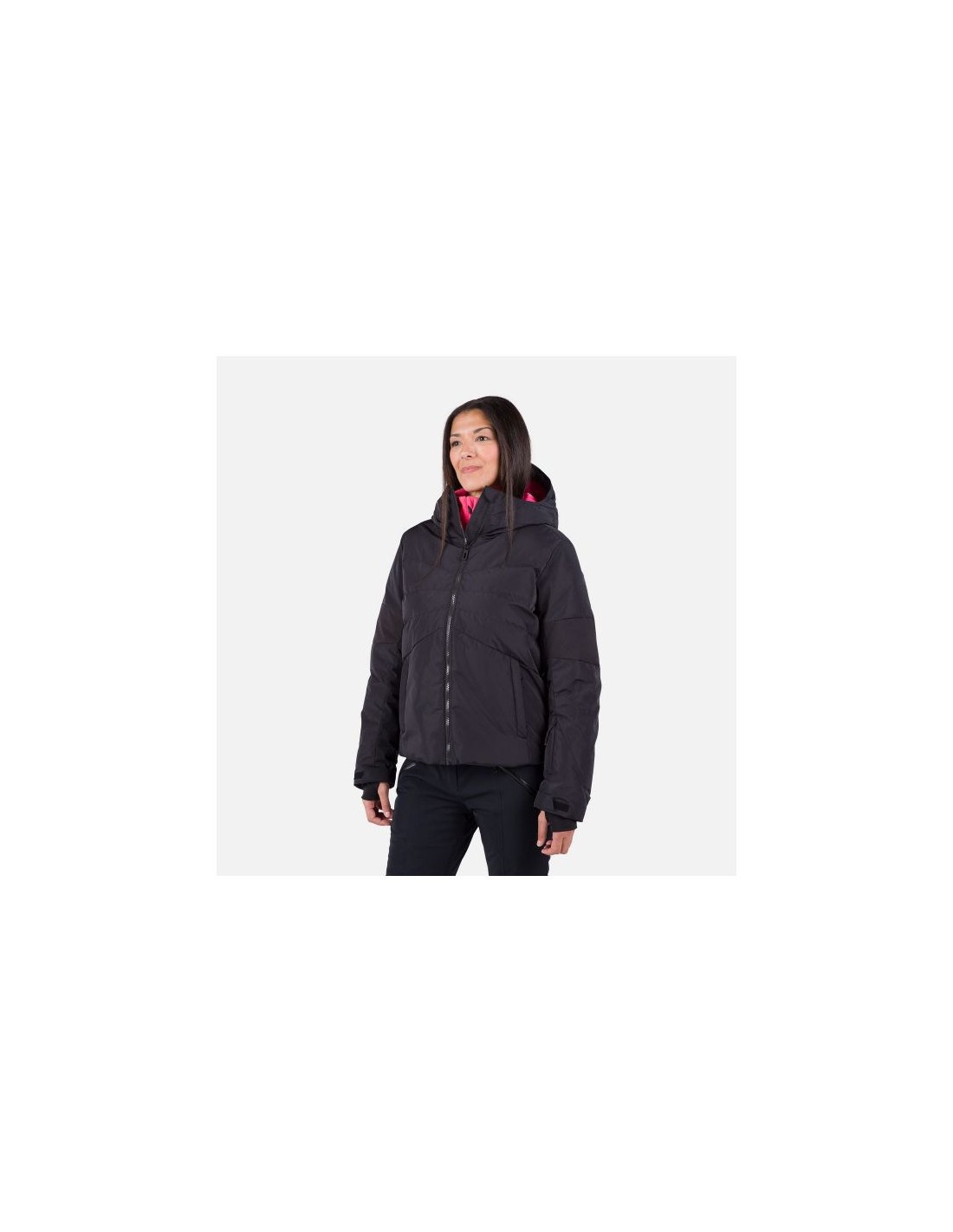 Rossignol W Wispile Puffy Jkt Jacket Black