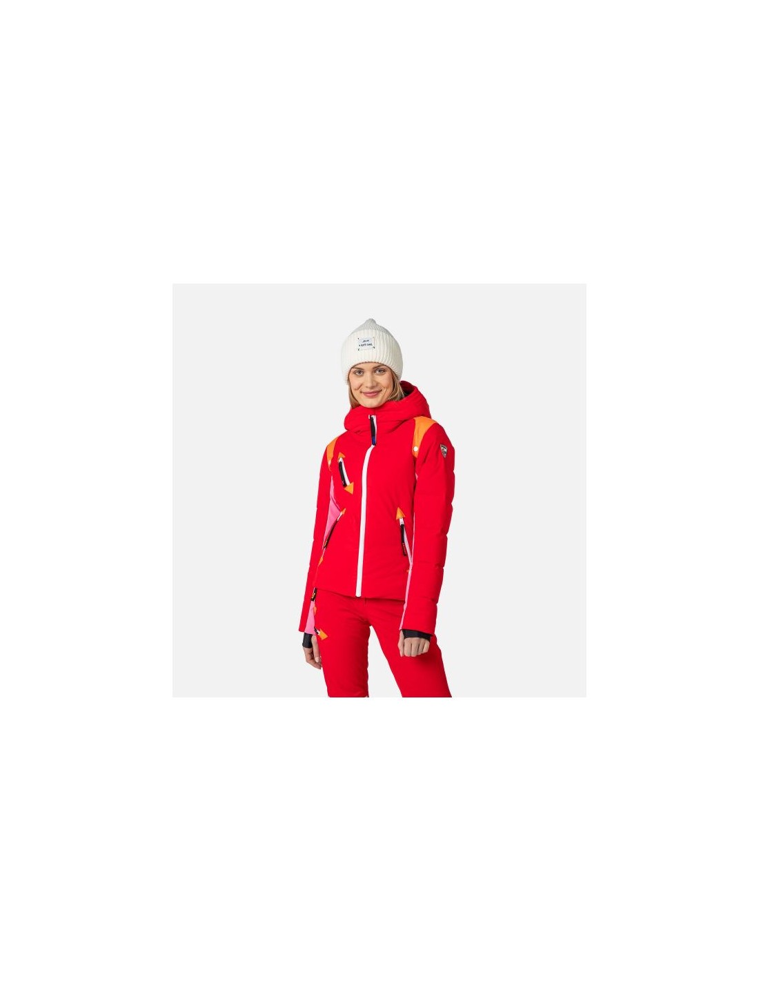 Rossignol W Pilot Down Jkt Jacket Red