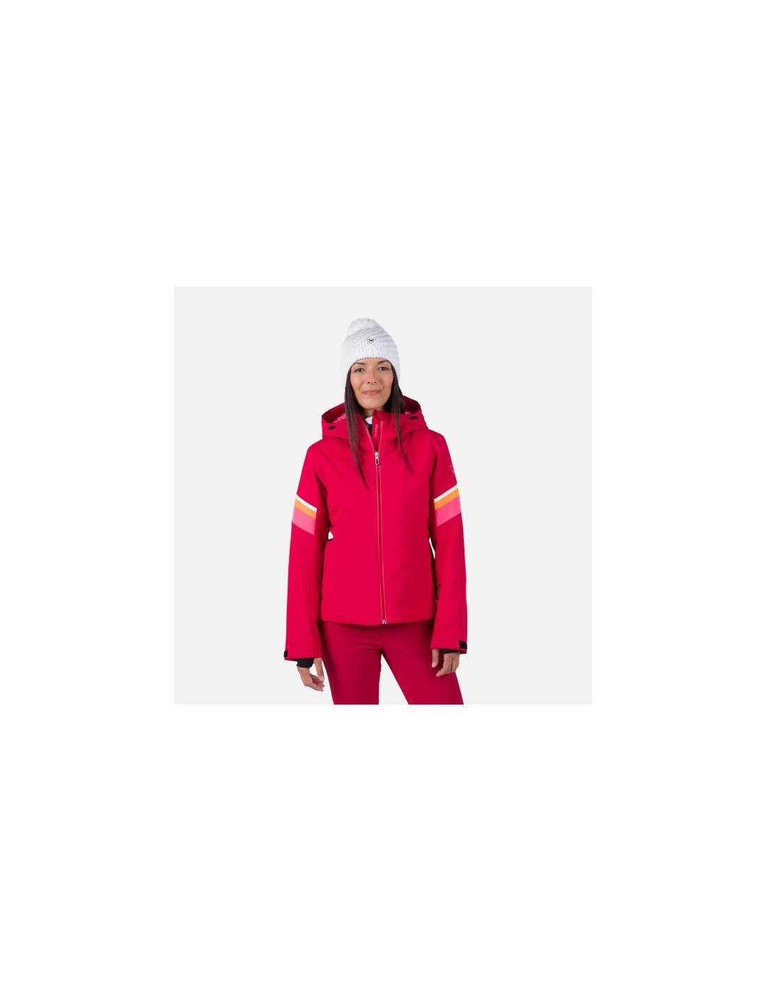 Rossignol W Strawpile Jkt Jacket Red