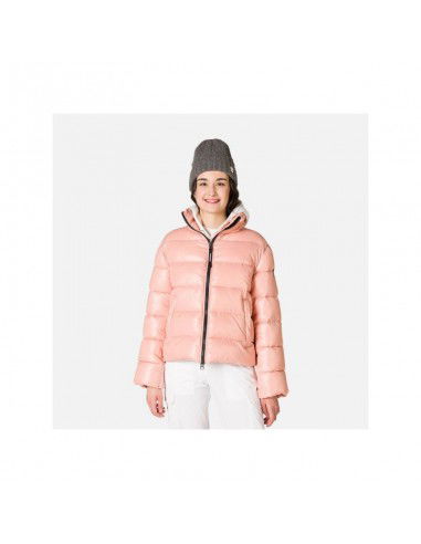 Rossignol W Shiny Bomber Jacket Pink