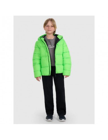 Boy's down jacket with synthetic...