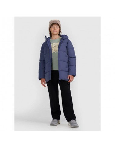 Boy's down jacket with synthetic...