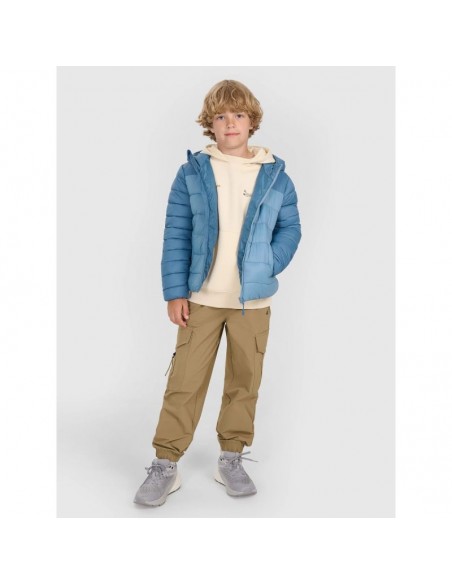 Boy's down jacket with synthetic filling 4F 4FJRAW25TDJAM077032S