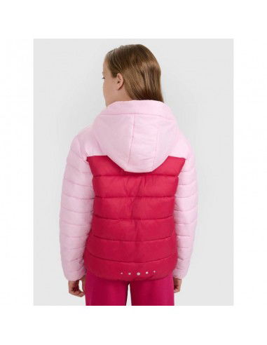 Girls' down jacket with synthetic...