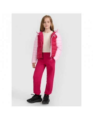Girls' down jacket with synthetic...