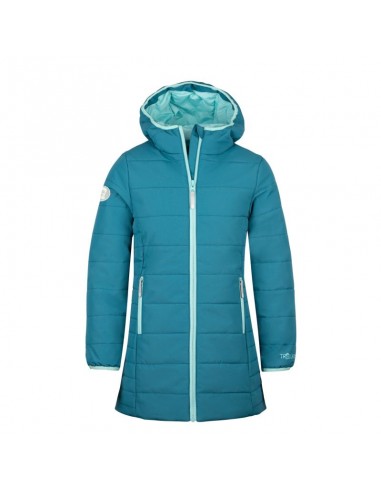 Trollkids Girls Stavanger Coat winter blue insulated hooded jacket 219323