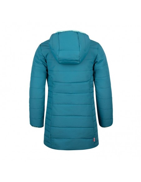 Trollkids Girls Stavanger Coat winter blue insulated hooded jacket 219323