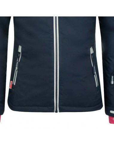 Trollkids Girls Hallingdal Jacket with Hood NavyPink 223114