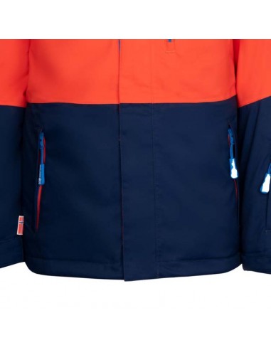 Trollkids Kids Hallingdal Jacket Outdoor OrangeNavy 226705