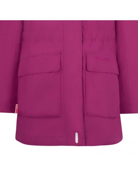 Trollkids Girls Alesund Coat Waterproof Pink Down Jacket 301235