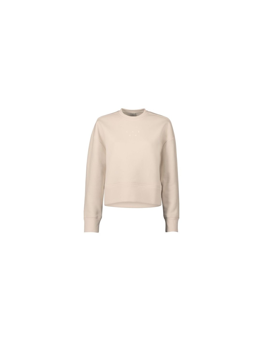 CASALL Boxy Crew Neck Sweatshirt sand