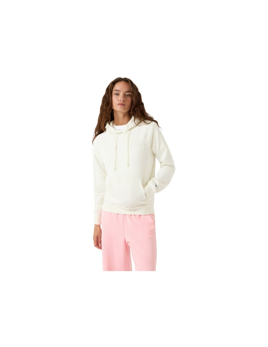 Champion Women's Hooded Sweatshirt Cream 118160 WW049