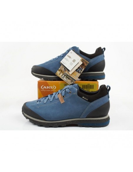 Aku Bellamont Goretex men's trekking shoes durable blue
