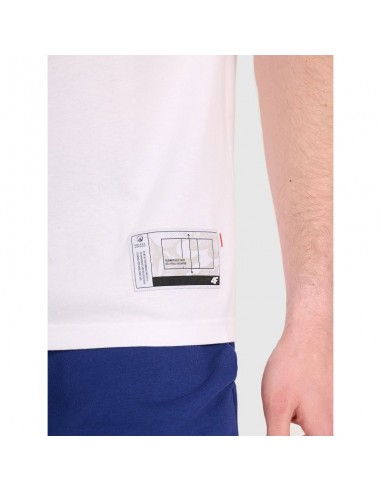 Men's regular tshirt with volleyball print 4F 4FRAW25TTSHM323510S