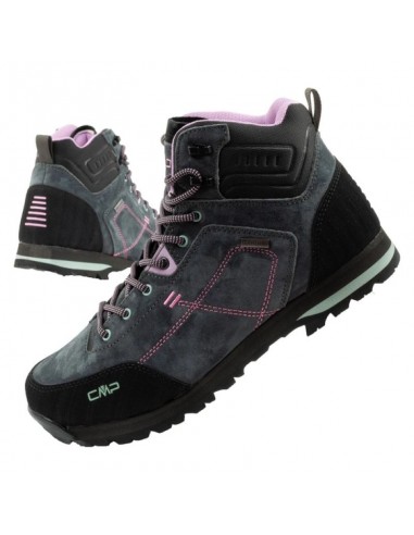 CMP Alcor women's trekking shoes leather durable waterproof ankle boots gray