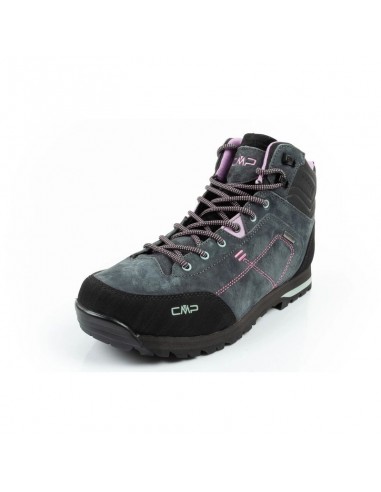 CMP Alcor women's trekking shoes leather durable waterproof ankle boots gray