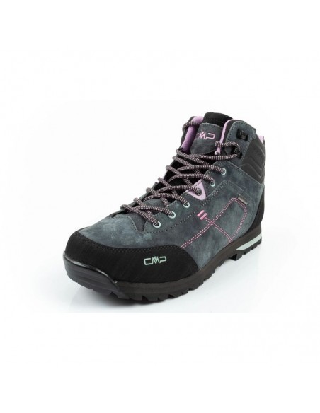 CMP Alcor women's trekking shoes leather durable waterproof ankle boots gray