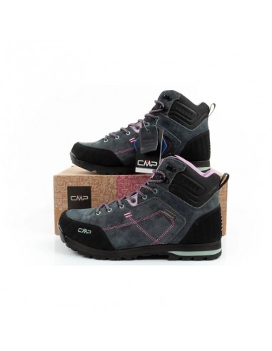 CMP Alcor women's trekking shoes leather durable waterproof ankle boots gray