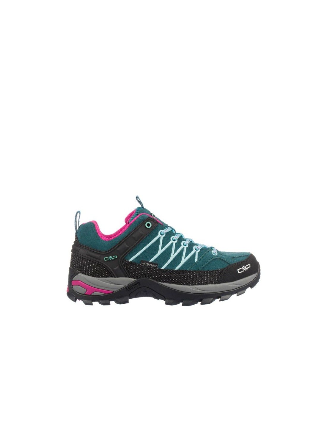 CMP Rigel Low WP women's trekking shoes turquoise 3Q1324616NN