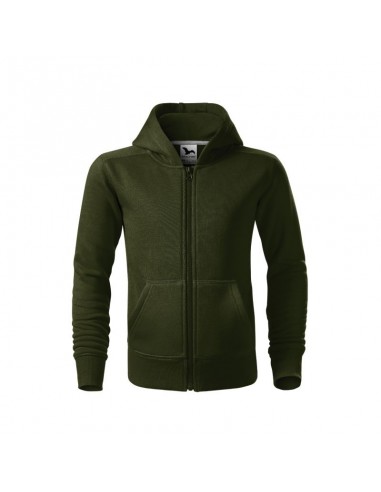 Children's Trendy Zipper Sweatshirt military