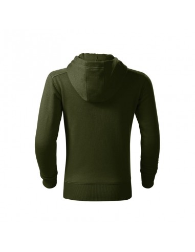 Children's Trendy Zipper Sweatshirt military