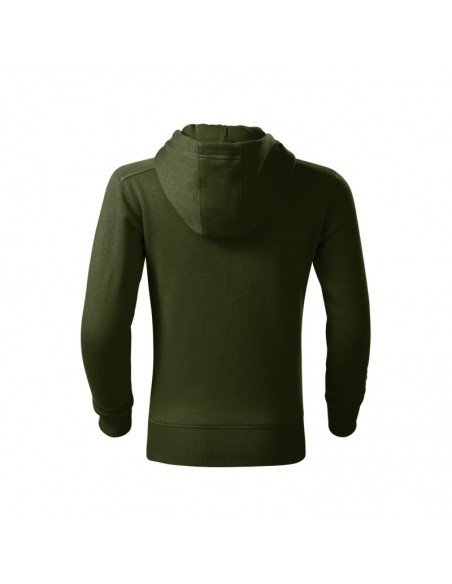 Children's Trendy Zipper Sweatshirt military